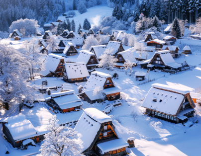 銀白北陸世界遺產 合掌村.金澤.飛驒牛美食五日之旅