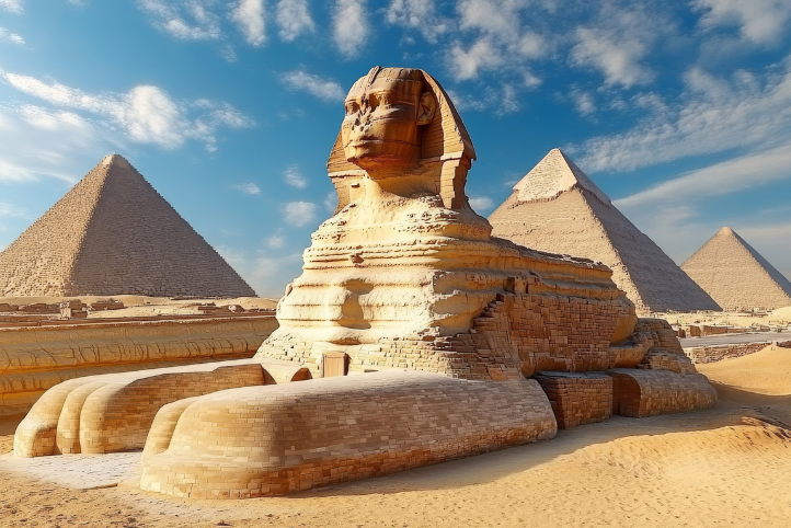 金字塔前的巨石傳奇——獅身人面像