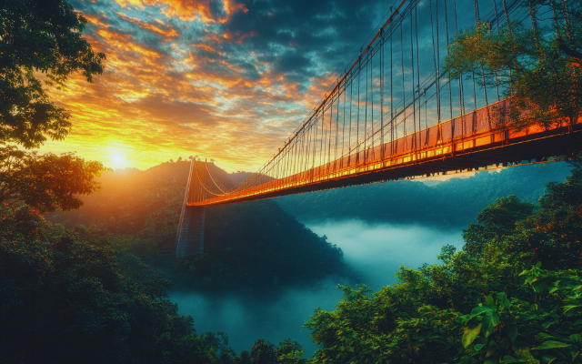 張家界、矮寨大橋奇觀+德夯大峽谷、鳳凰古城芙蓉鎮、七星山 夜秀全覽考察團八日