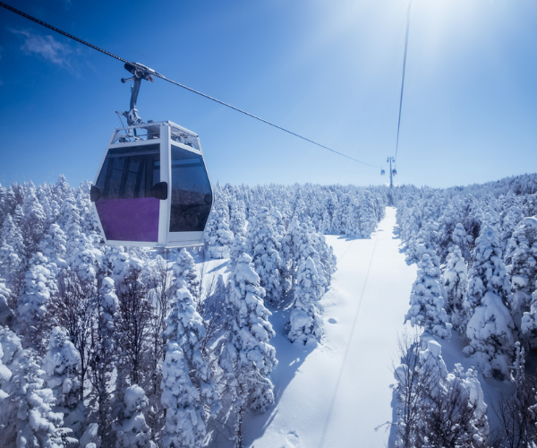東北森吉山阿仁樹冰纜車溫泉美食五日